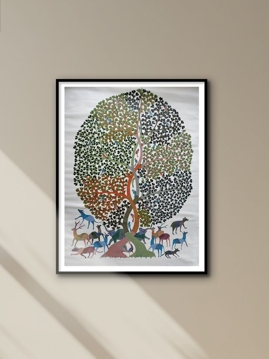 Shop Tree of life in Gond by Gareeba Singh Tekam