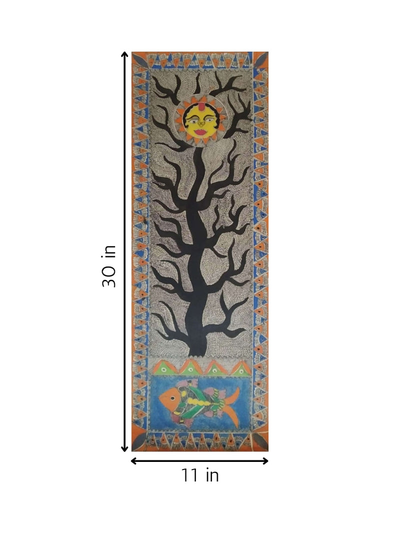 Tree of life in Madhubani artwork