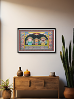 Shop Triad of Jagannath Pattachitra Painting by Purusottam Swain