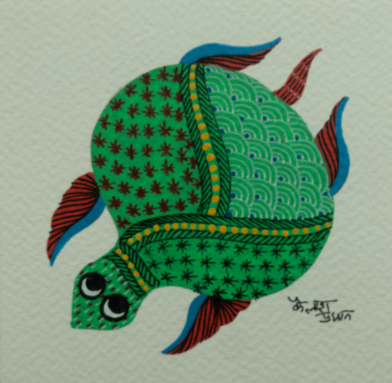 Buy Turtle in Gond by Kailash Pradhan