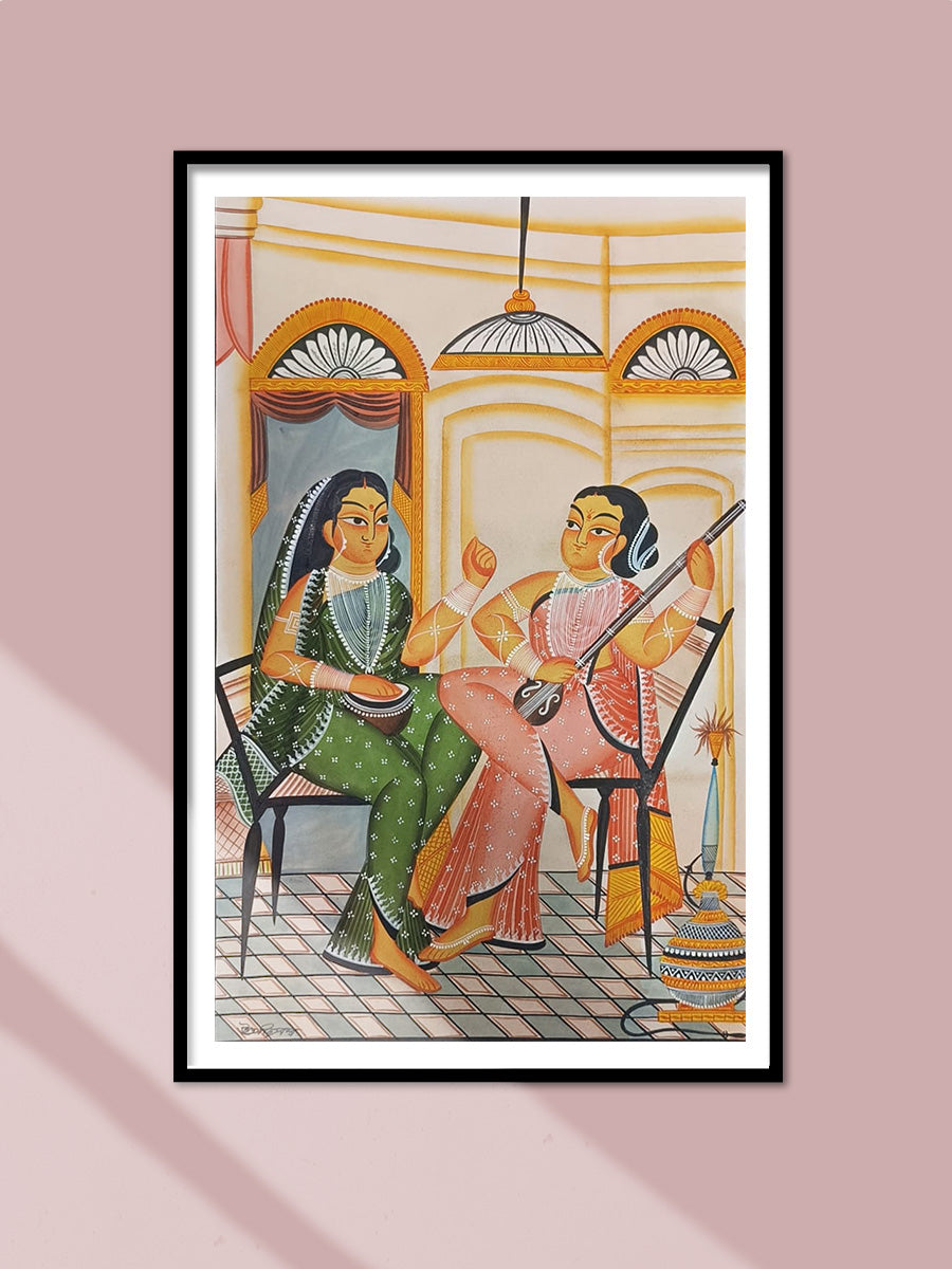 Shop Two Musicians in Kalighat by Uttam Chitrakar