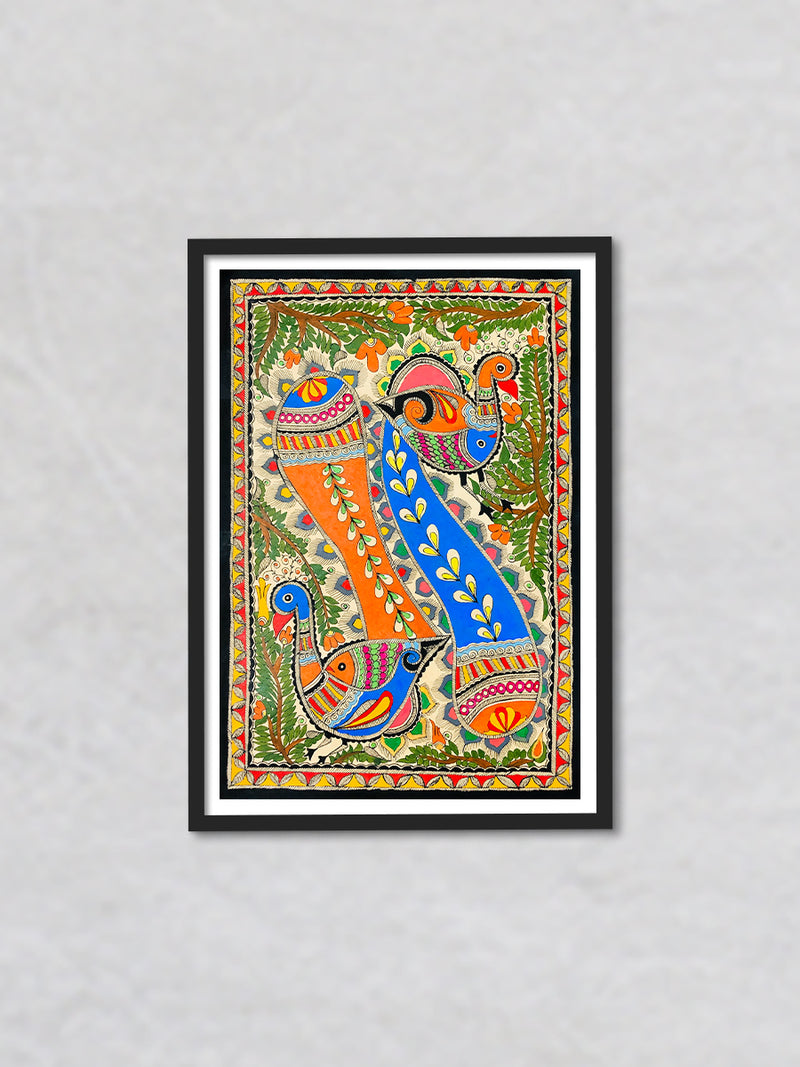 Order Two Peacock, Madhubani by Ambika devi