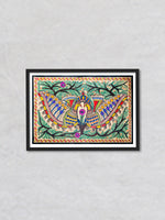 Two Peacock, Madhubani by Ambika devi