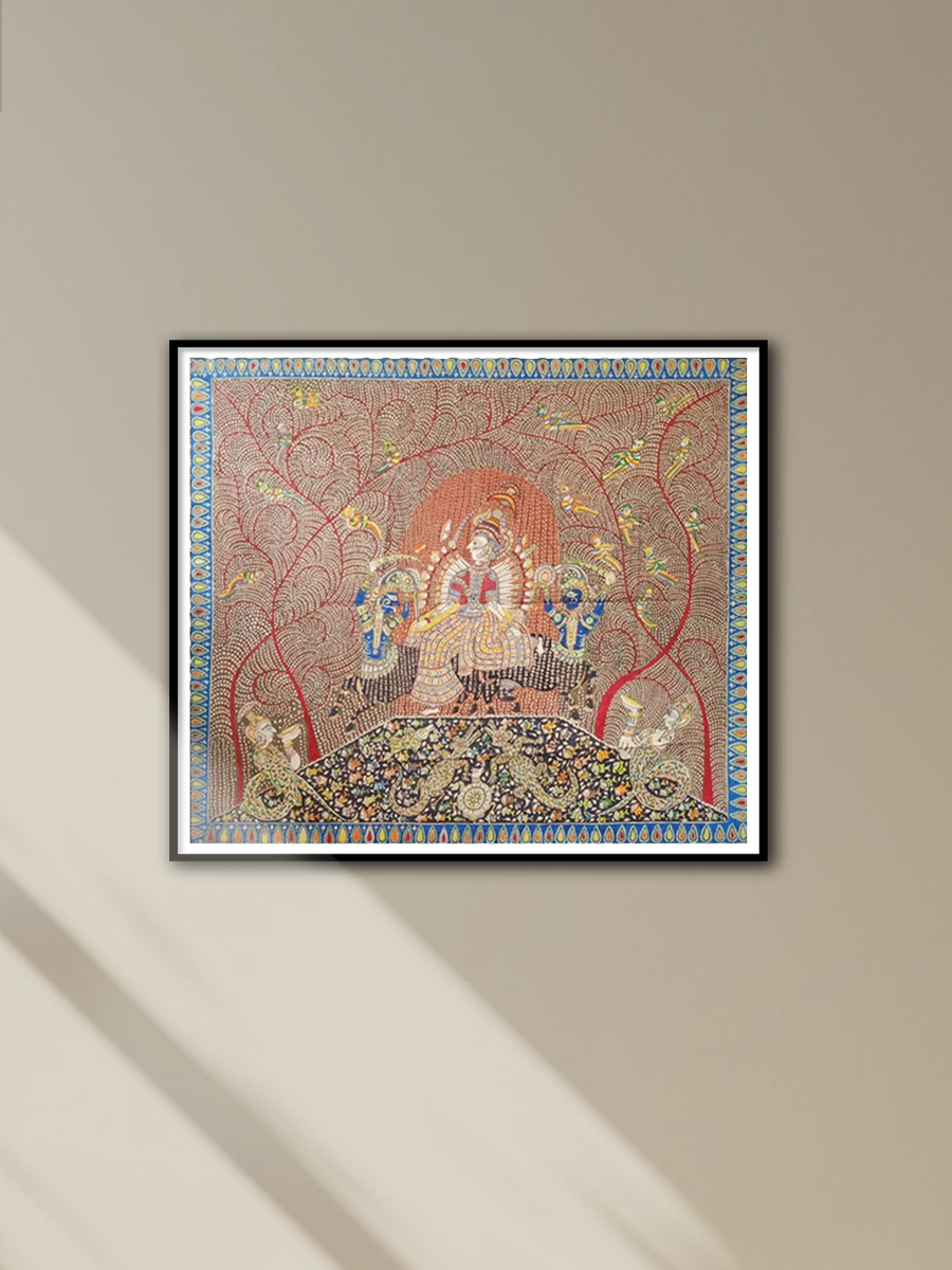 Shop VISAT MATA: Mata ni Pachedi painting by Dilip Chittara