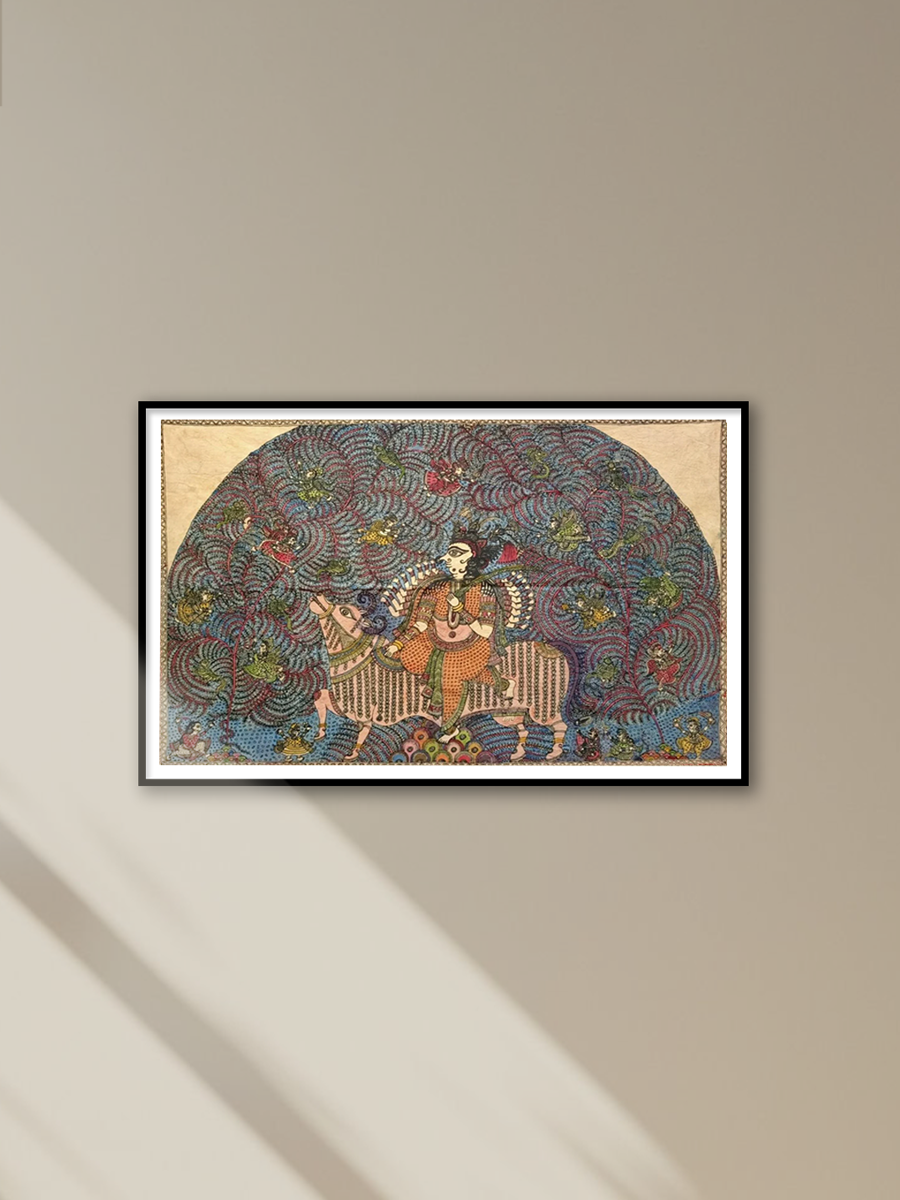 Shop VISAT MATA: Mata ni Pachedi painting by Dilip Chittara