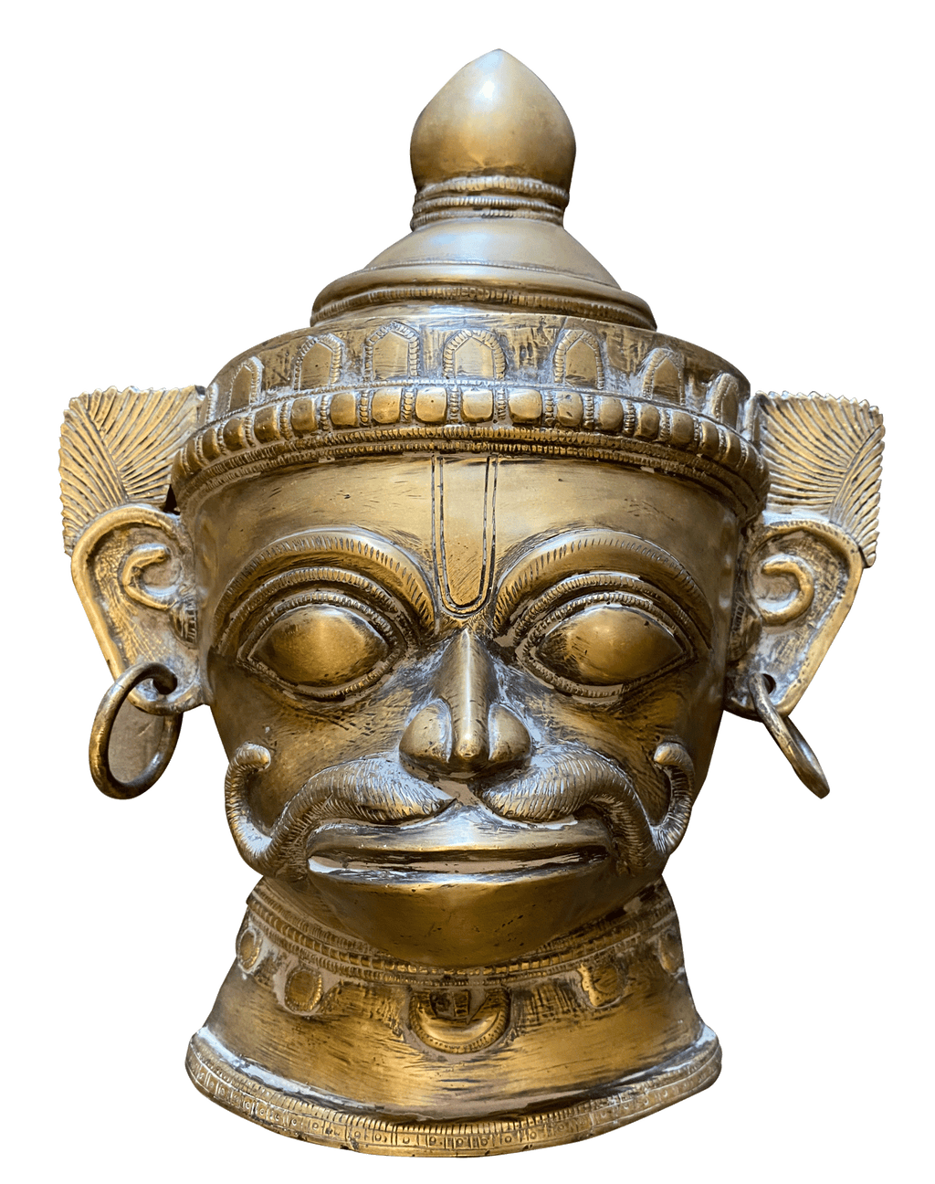 Buy Hanuman in Vintage Style Brass Mask