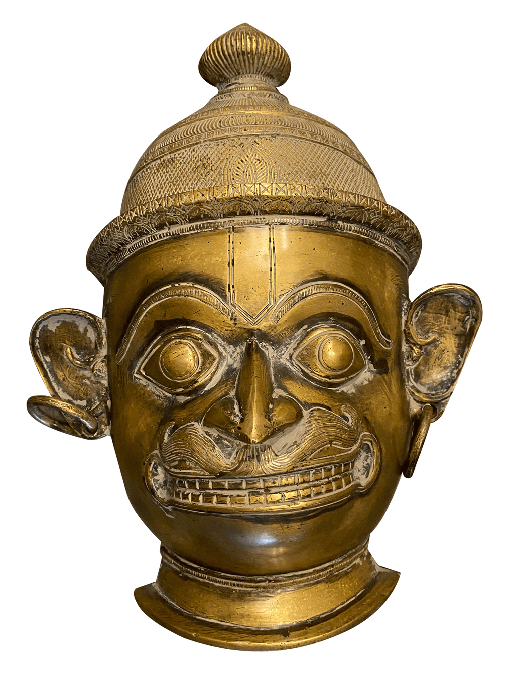 Buy Hanuman in Vintage Style Brass Mask