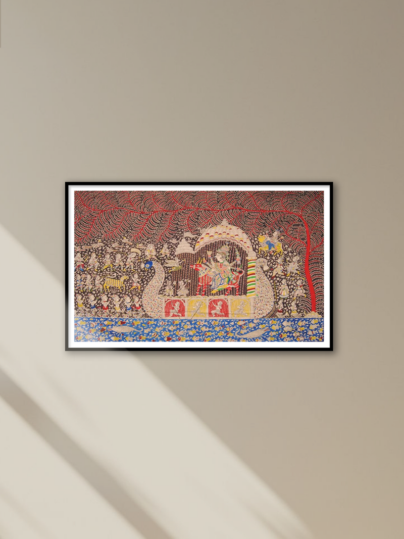 Shop Vahanvati Mata, Mata Ni Pachedi Painting by Dilip Chittara