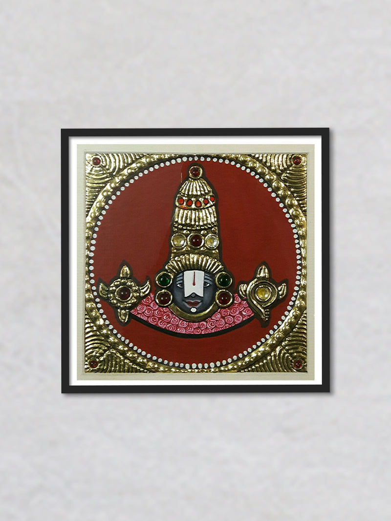 Venkateshvara, Tanjore Art by Sanjay Tandekar