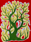 Buy Verdant Allure:Gond Painting by Venkat Shyam