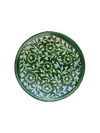 Handmade Green  Pottery Wall Plate For Sale  