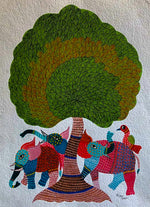 Elephant Gond Artwork for Sale