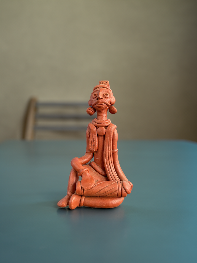 Shop Vilage Elder in Terracotta by Ranjan Das