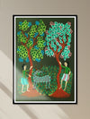 Shop Village Life Bhil Painting by Geeta Bariya