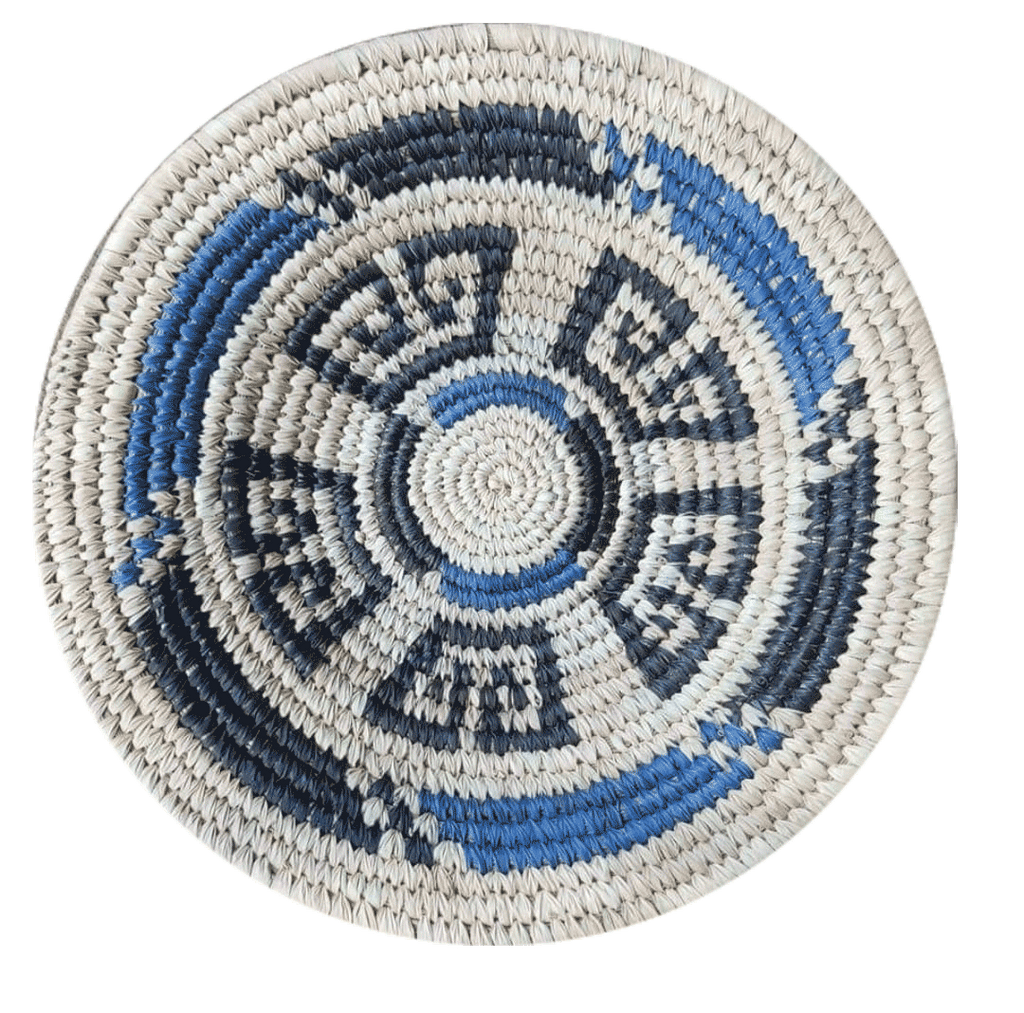 Buy Blue & black Sabai Grass work by Dipali Mura