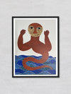 Water Spirit, Gond Painting by Venkat Shyam