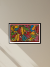 buy Whimsical birds in Santhal-Tribal Pattachitra by Manoranjan Chitrakar