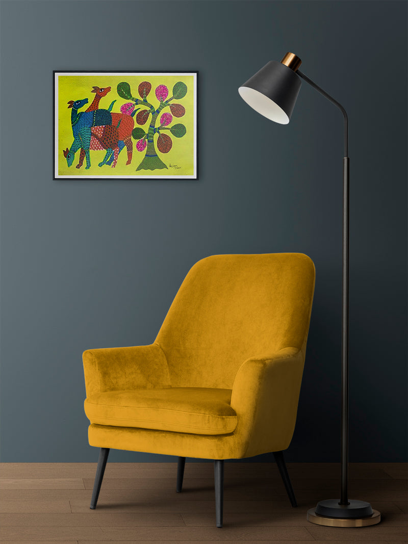 Order now Deer Gond Madhya Pradesh artwork