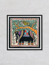 Whispers of Grove, Harmonious Madhubani Art