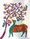 Buy Wild Whispers: Gond art by Kailash Pradhan 