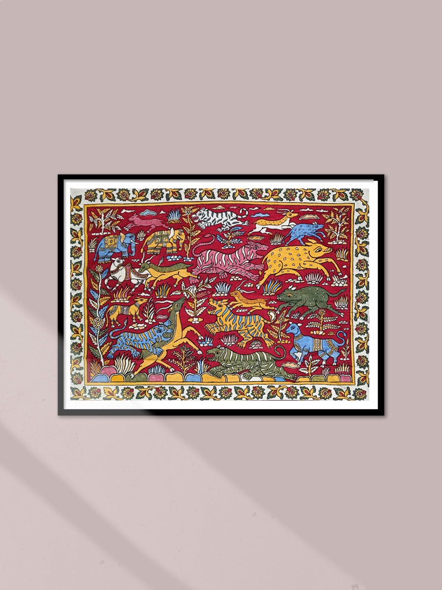 Shop Wildlife in Kalamkari by K. Lakshminarayan