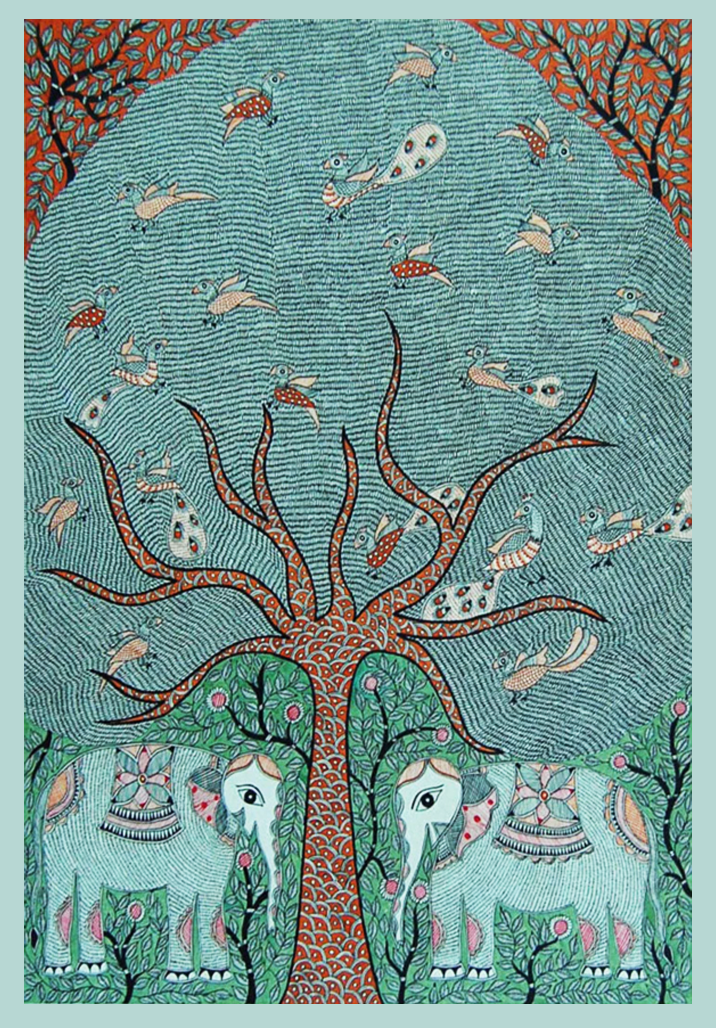 Wisdom in Art: Vibhuti Nath's Madhubani splendour