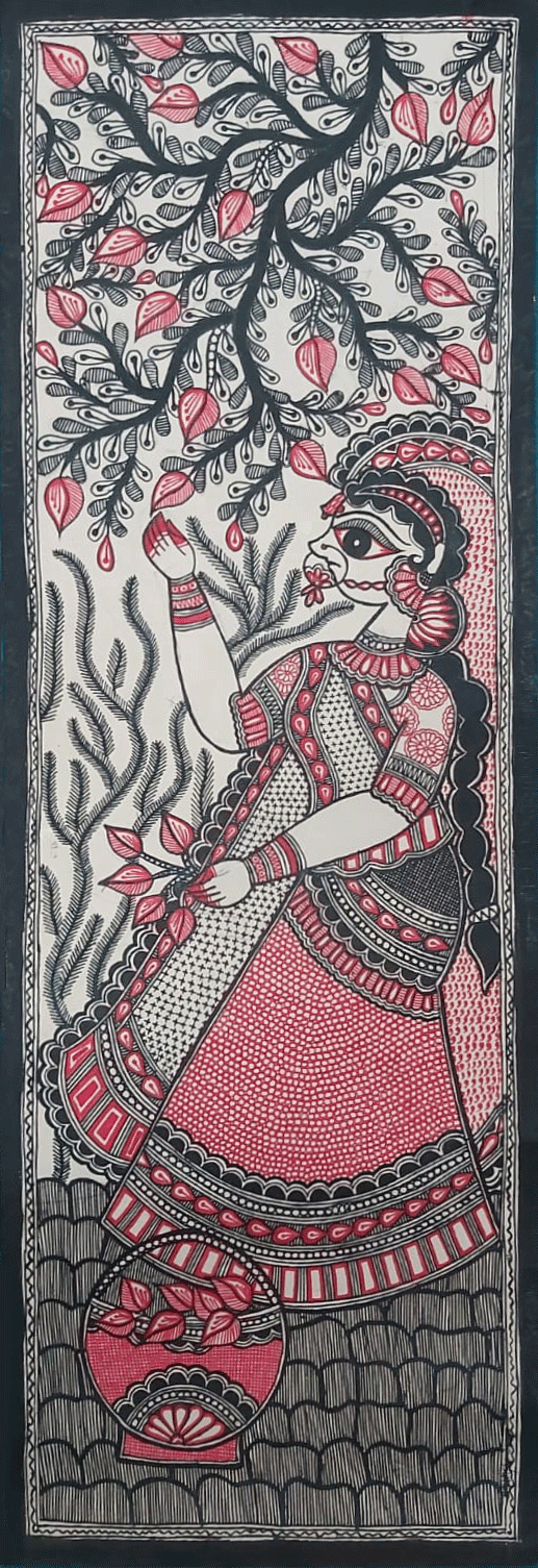 Buy Woman in Madhubani by Priti Karn