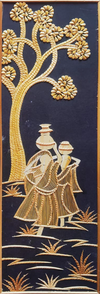 Buy Women of the Village in Sikki Grasswork by Suraj Kumar Sahu