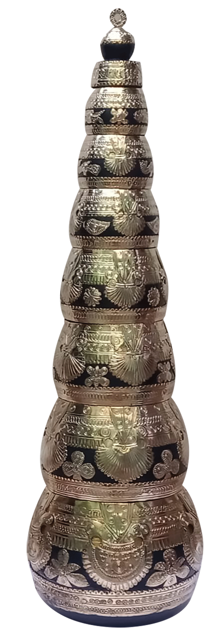 Buy Wood & Brass Suri bowl by Shri Bholanath Karmakar