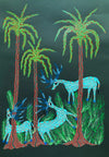 Buy Woodland Deers Bhil Painting by Geeta Bariya