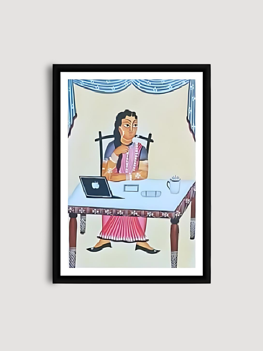 Shop Working Women In Kalighat by Uttam Chitrakar