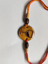 Shop Yellow - Orange Wine O Clock Rakhi