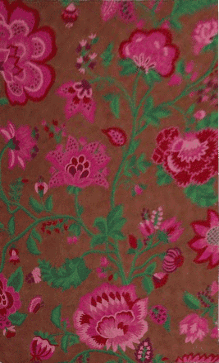 Buy Floral Symphony in Crewel Embroidery by Jahangir Ahmed Bhat