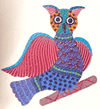 Buy Owl in Gond by Kailash Pradhan
