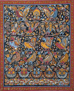 buy Tapestry of mythological narratives in Kalamkari