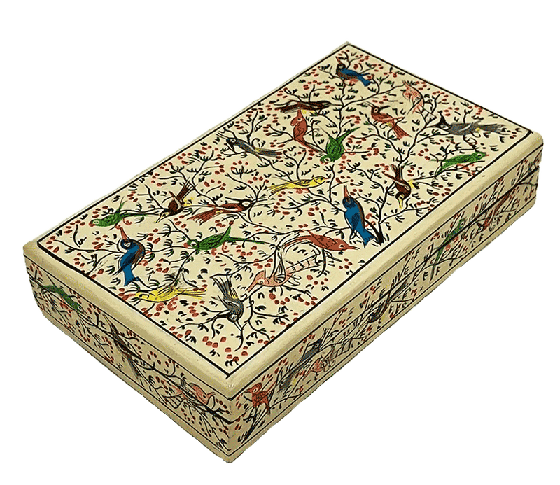 Buy Jewellery Boxin Kashmiri Paper Mache by Riyaz Khan