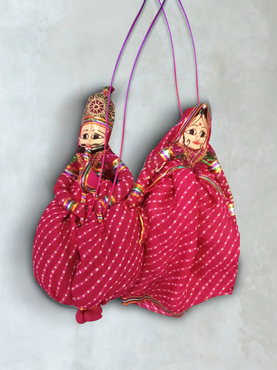 Shop Rajasthani couple  in Kathputli by local artisan