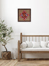 Wall Panel with Embroidery in Lippan by Nalemitha