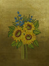 Buy Sunflowers in Mughal Miniature By Mohan Prajapati