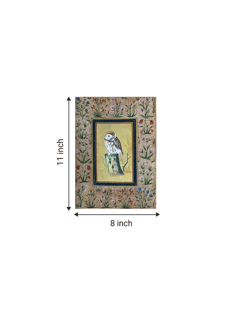 The Watchful Guardian in Mughal Miniature for sale