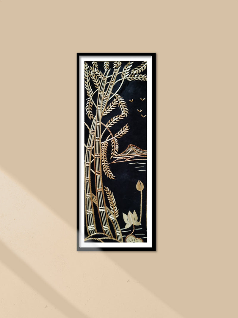 Shop Bamboo tree In Sikki Grass Artwork by Dhirendra Kumar