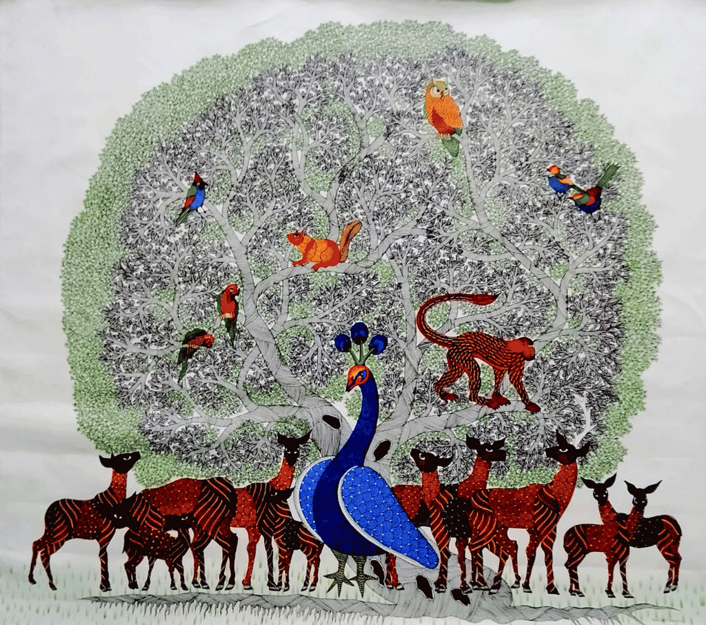 Buy wildlife in Gond by Manoj Tekam