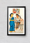 Kalighat Painting by Bapi Chitrakar