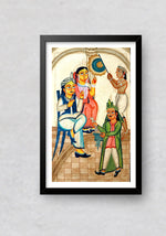 Kalighat Painting by Bapi Chitrakar