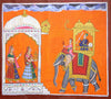 A Royal Welcome: Kavad Painting by Dwarka Prasad