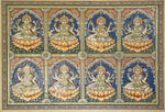 Ashta Lakshmi: Pattachitra painting by Gitanjali Das