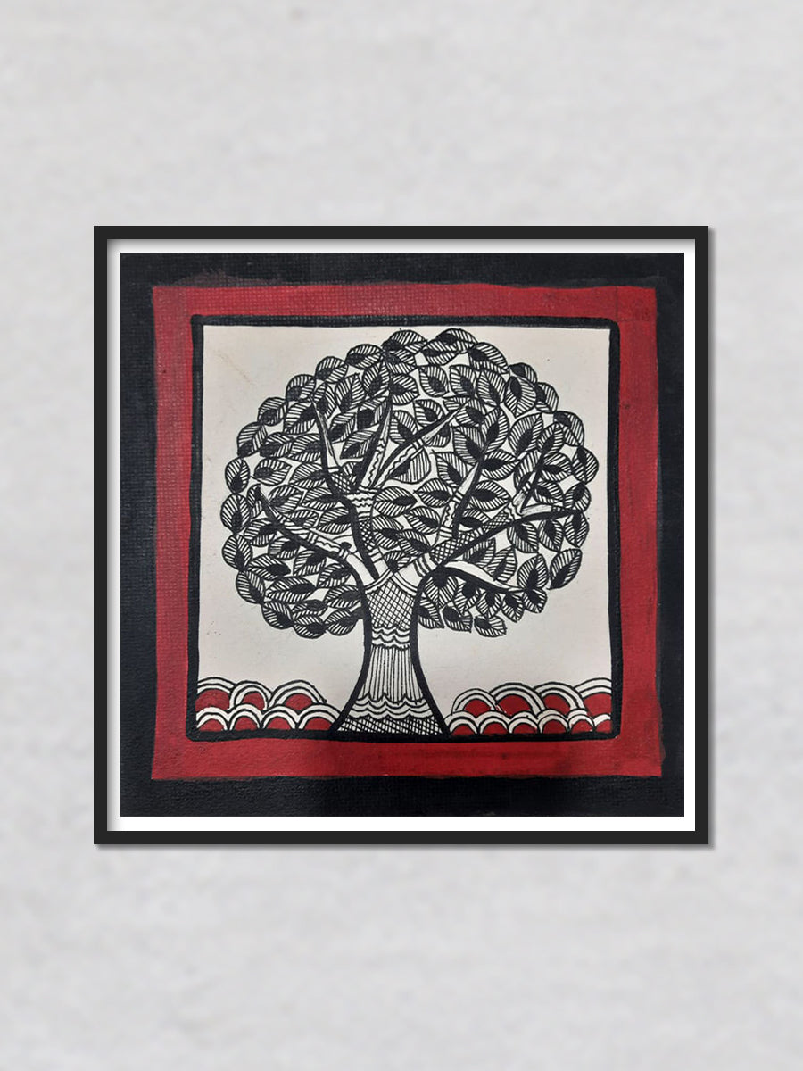 Tree of Life Madhubani Painting by Priti Karn