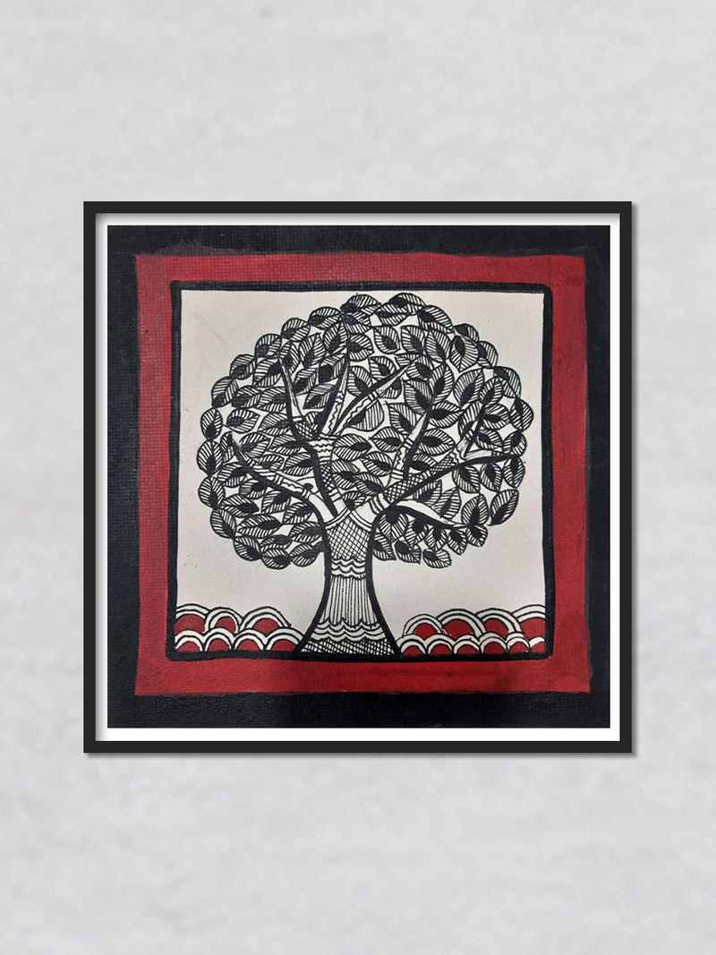 Tree of Life Madhubani Painting by Priti Karn