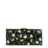 BE LIKE LOTUS , BLACK WOOD CLUTCH-