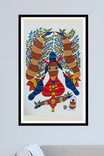 Badadev Pakshi Gond art for sale